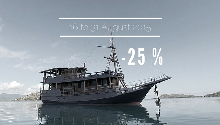 Discover our tremendous offer: 25% on Perjuangan boat!