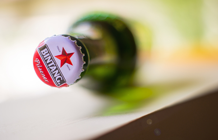 We offer you one case of 24 Bintang beers to share with your friends!