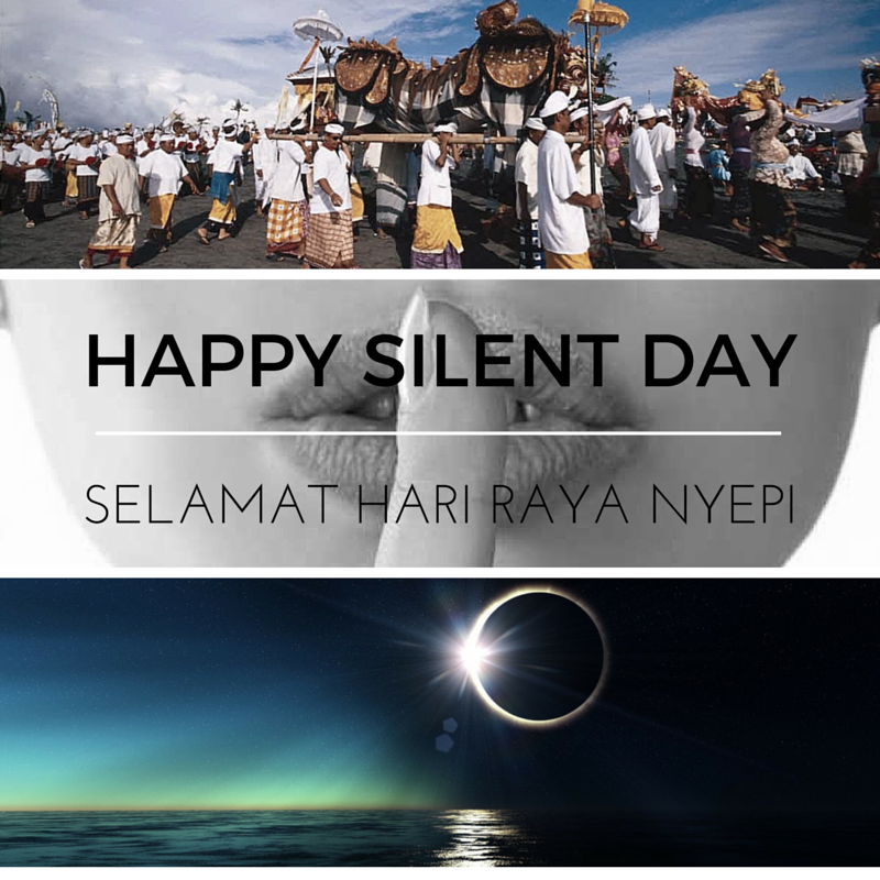 Nyepi silent day Bali