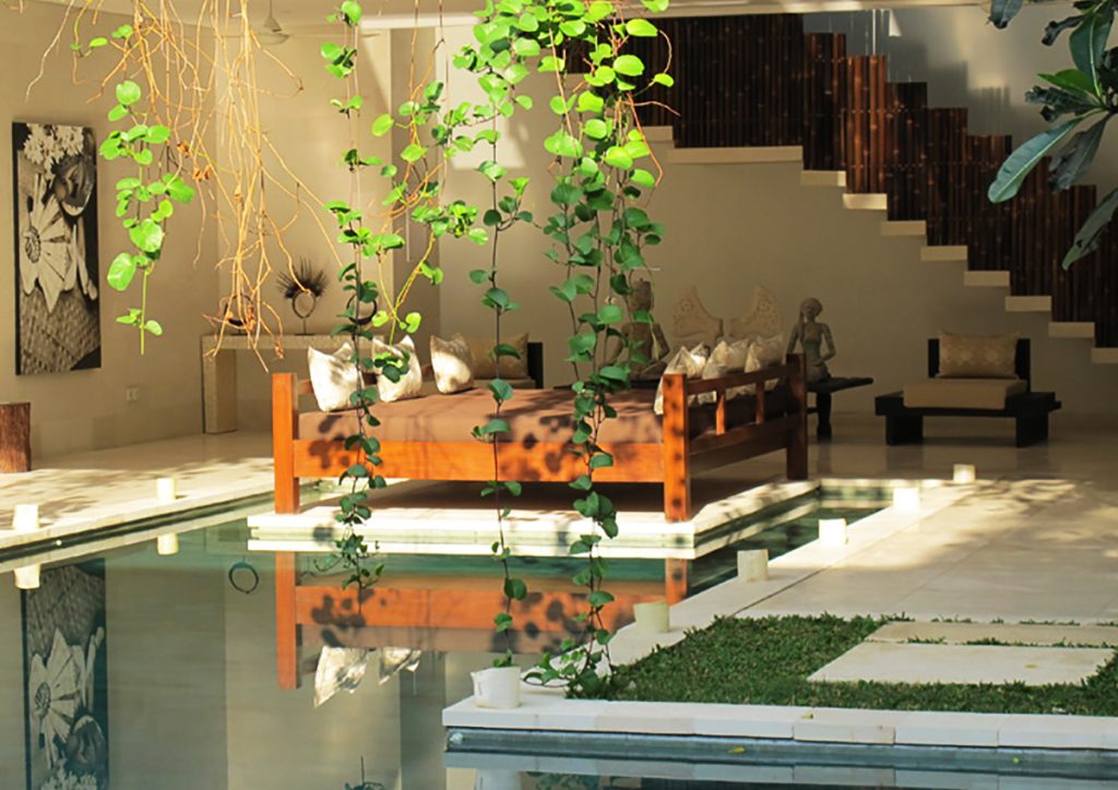 Nyaman-villas-seminyak-sun-bed-pool-side